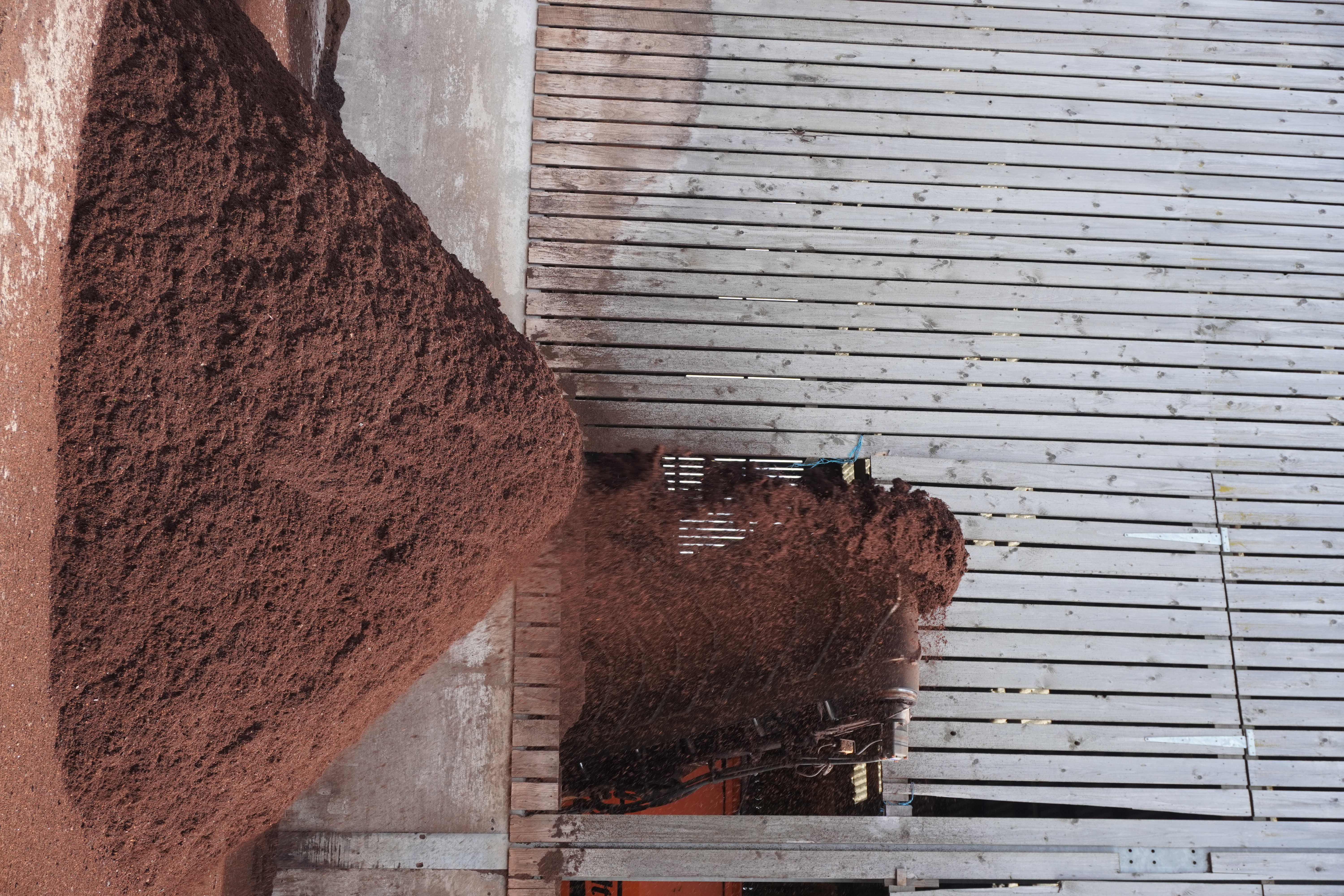 Overland's large-scale coir processing facility