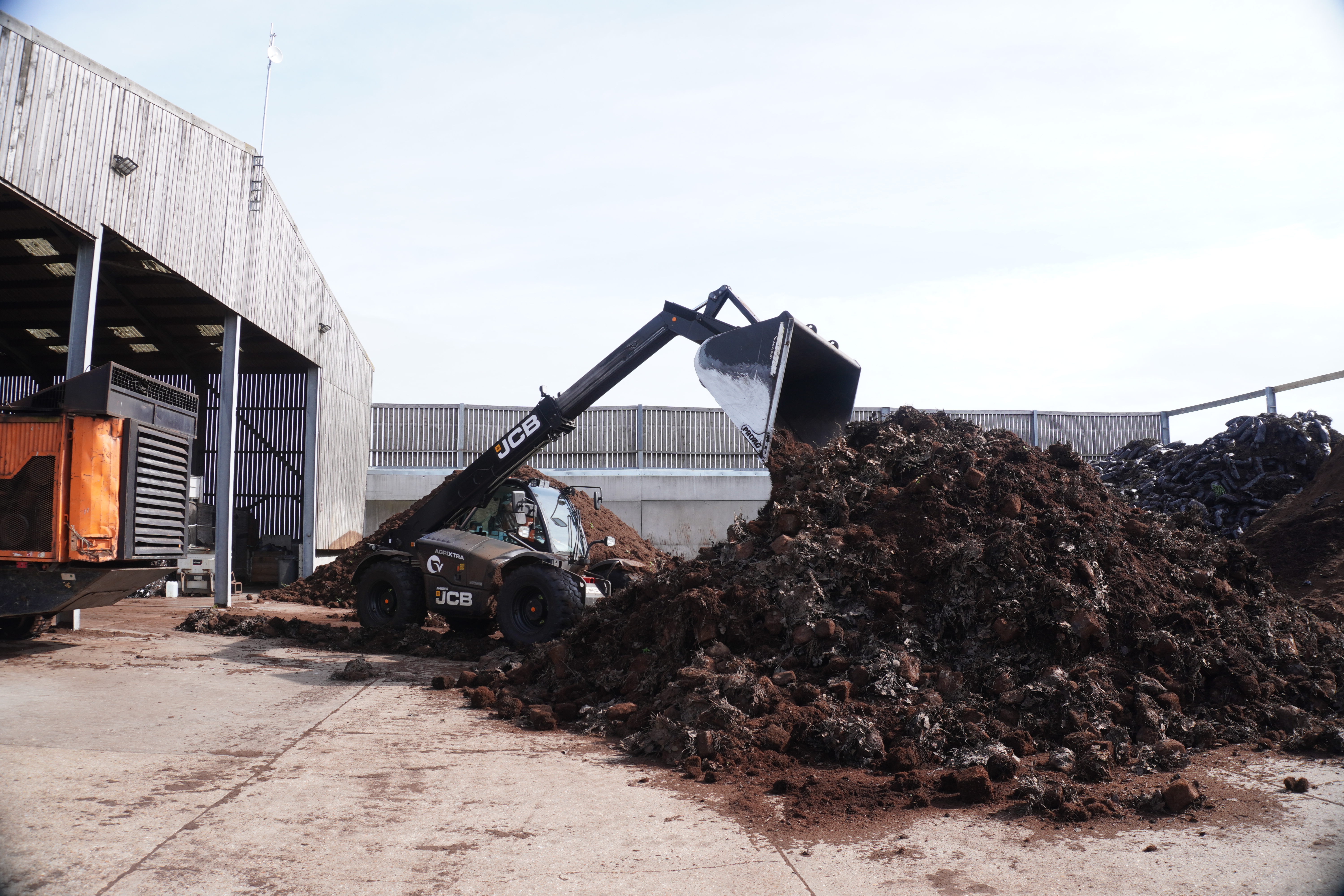 Overland's large-scale coir processing facility